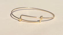 Load image into Gallery viewer, Gold Expandable Bangle Bracelet