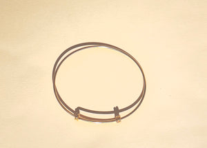 Gold Expandable Bangle Bracelet